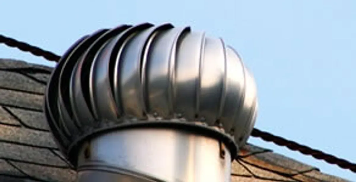 attic fan installation services with professionally installed roof ventilation unit in Spokane, WA