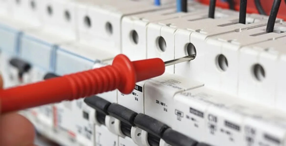 Electrical contractor testing circuit breakers during electrical repair in Veradale, WA